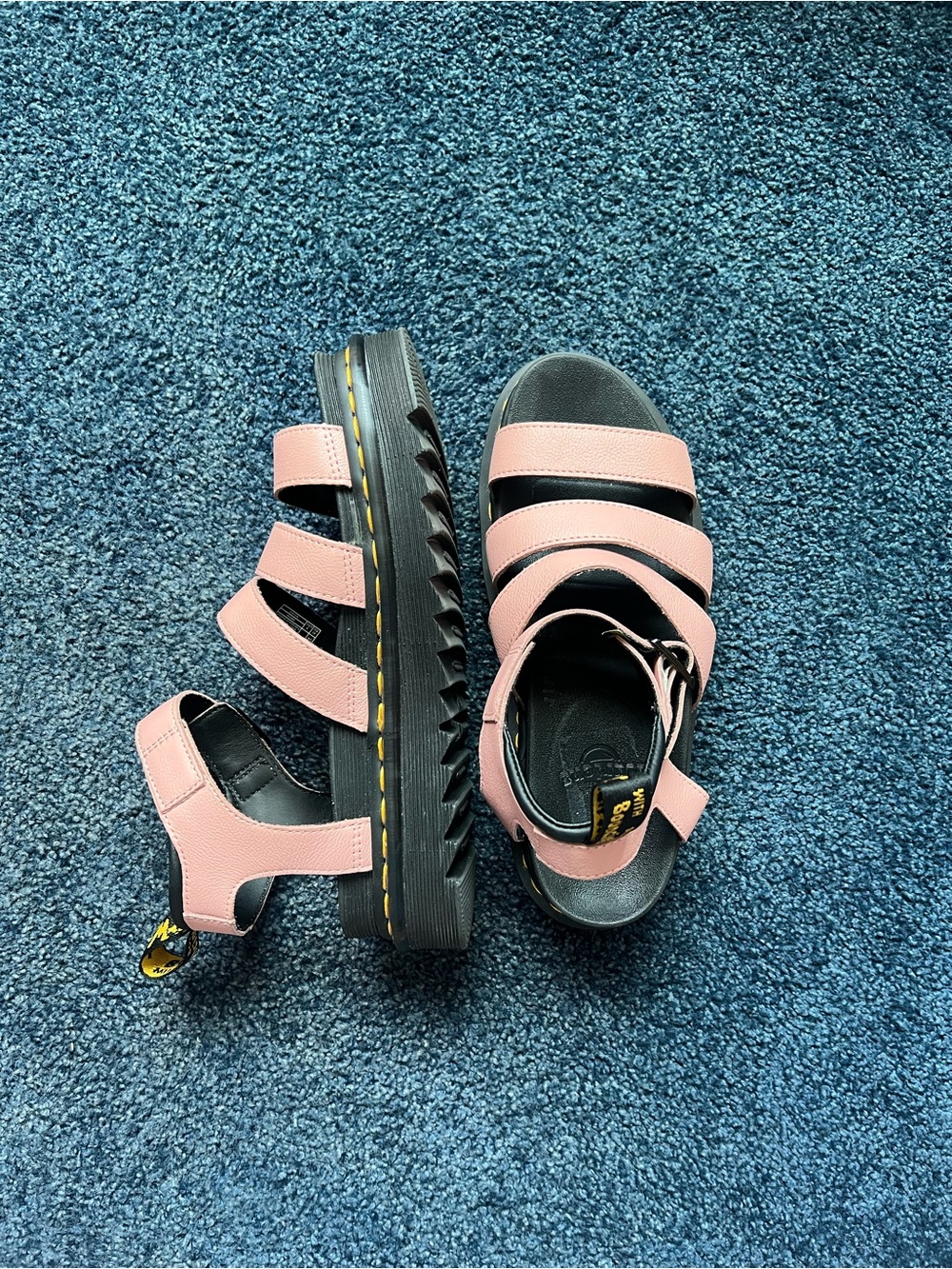 EUC Dr Martens Womens US9/EU41 Blaire Sandal in Pink - chunky platform gladiator